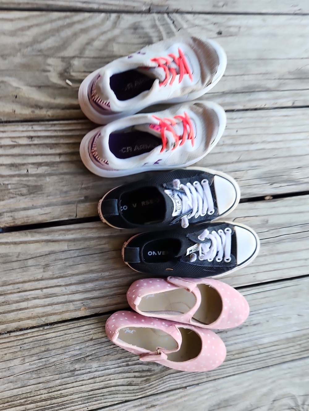 Converse Black Canvas Low Top Sneakers with White Toe Caps